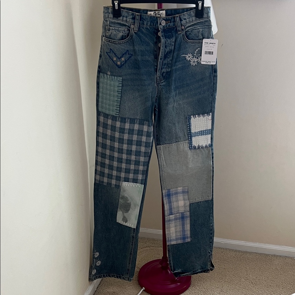 Free People Blue Denim Jeans